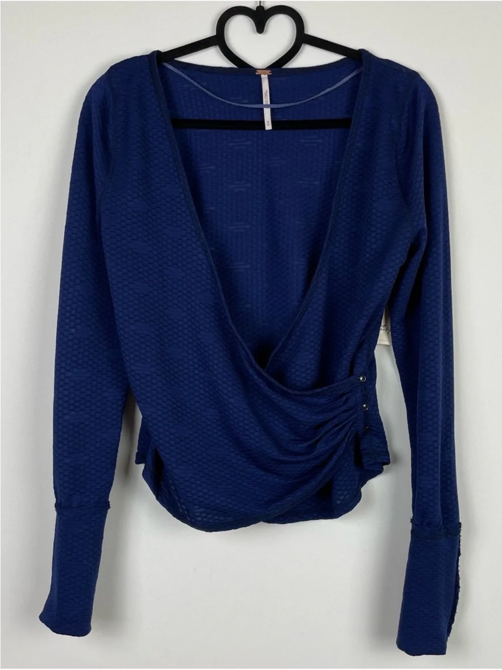 NWT Free People Penny Wrap Long-Sleeve Top medium